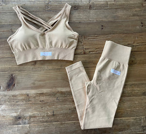 Sand colour Activewear set